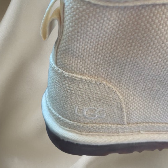 UGG Neumel Natural Hemp Cream Canvas Chukka Ankle Boot - Picture 2 of 8